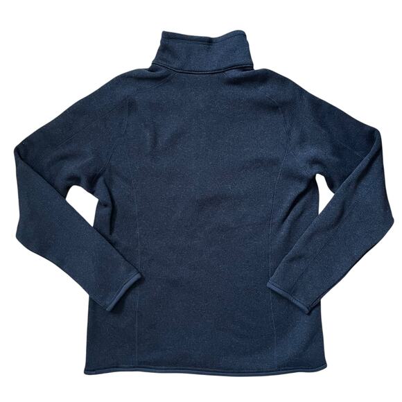 Patagonia Better Sweater Navy Blue 1/4-Zip Fleece Long-Sleeve Women's Top - Picture 3 of 7